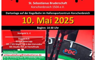 Das 3. Steel-Dart-Turnier steht vor der Tür! 🎉